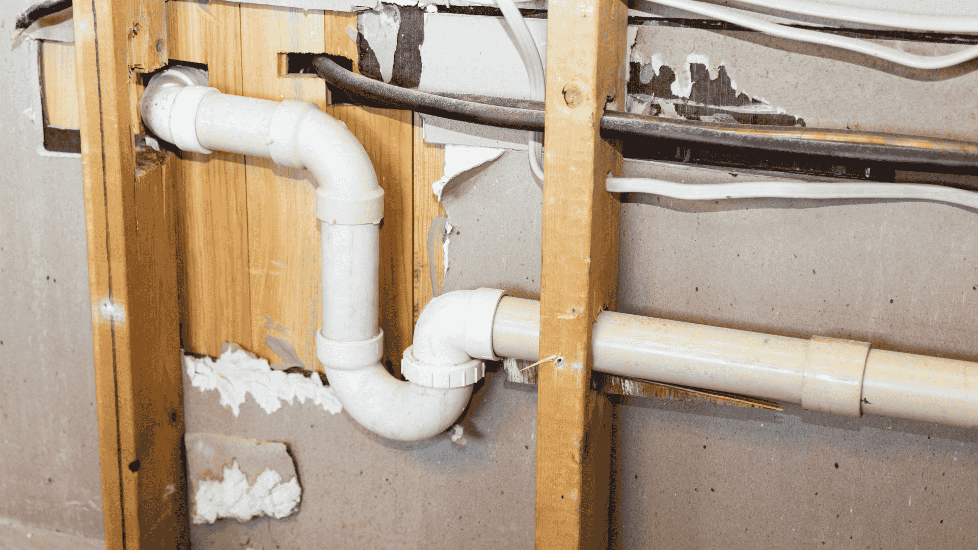 Native Plumbing LLC renovating exposed plumbing in a Jefferson County, TN home.