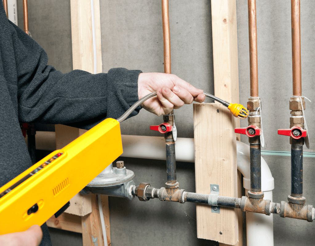 Native Plumbing LLC Jefferson County TN Gas Services – specialist inspecting residential gas piping.